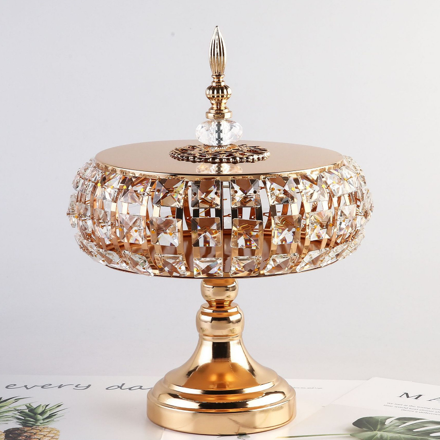 ISROMIH CRYSTAL JAR / CRYSTAL CANDY STORAGE (NOT AIRTIGHT)