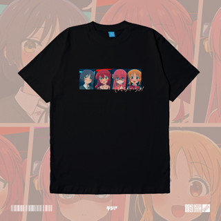 เสื้อยืด พิมพ์ลายการ์ตูนอนิเมะ Bocchi Nibila Ryo Kita Bocchi The Rock Kessoku Band Waifu สไตล์ญี่ปุ่น