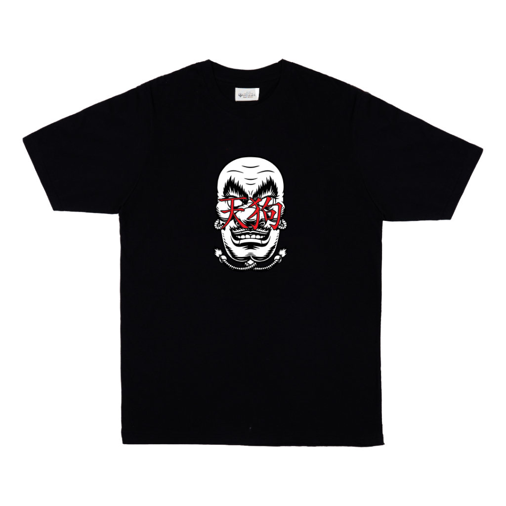 RUNIC - เสื้อยืดสีดํา Japan Collection Tengu