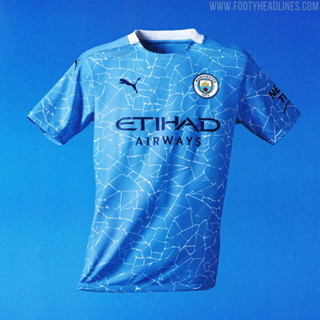 เสื้อกีฬาแขนสั้น พิมพ์ลาย Jersey M City 2020