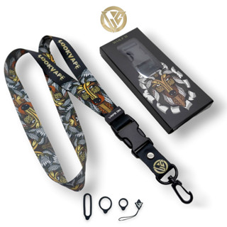 Wolf-2 เชือกเส้นเล็ก รุ่นหมาป่า (2 ซม.) Editon - Premium Lanyard LC