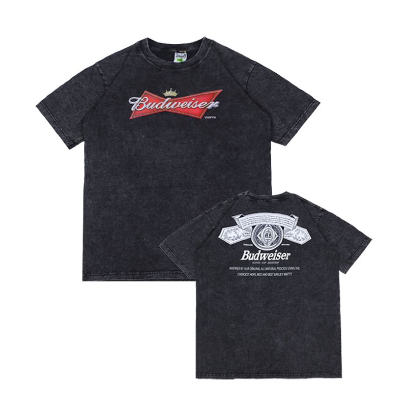 Budweiser KING OF BEER WAHS เสื้อยืด OVERSIZE