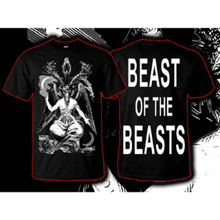 เสื้อยืด พิมพ์ลาย BAPHOMET Beast of The Beasts