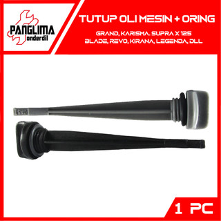 Tutup Oli Abu-Abu Hitam Grand & Supra X & Revo Fit & Karisma & Supra Fit New & Star & Prima & Supra & Legenda & Blade Lama Penutup Oil