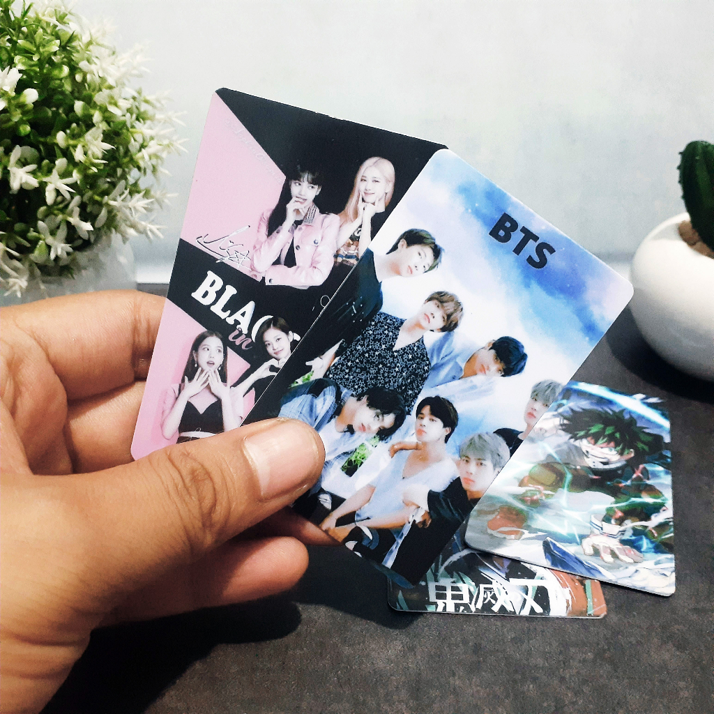 Print PhotoCard K-pop / Anime Pvc Material 0.9 ความหนา