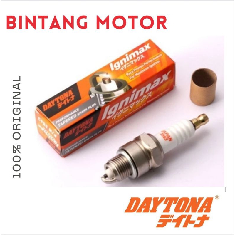 หัวเทียน BPM6A Daytona สําหรับเครื่องตัดหญ้าเลื่อยยนต์ 2 จังหวะ