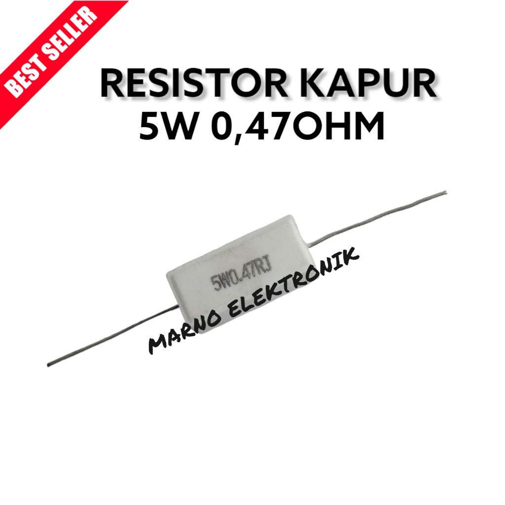 5W 0.47OHM 5 W 0.47 OHM 5W0.47RJ เดิม