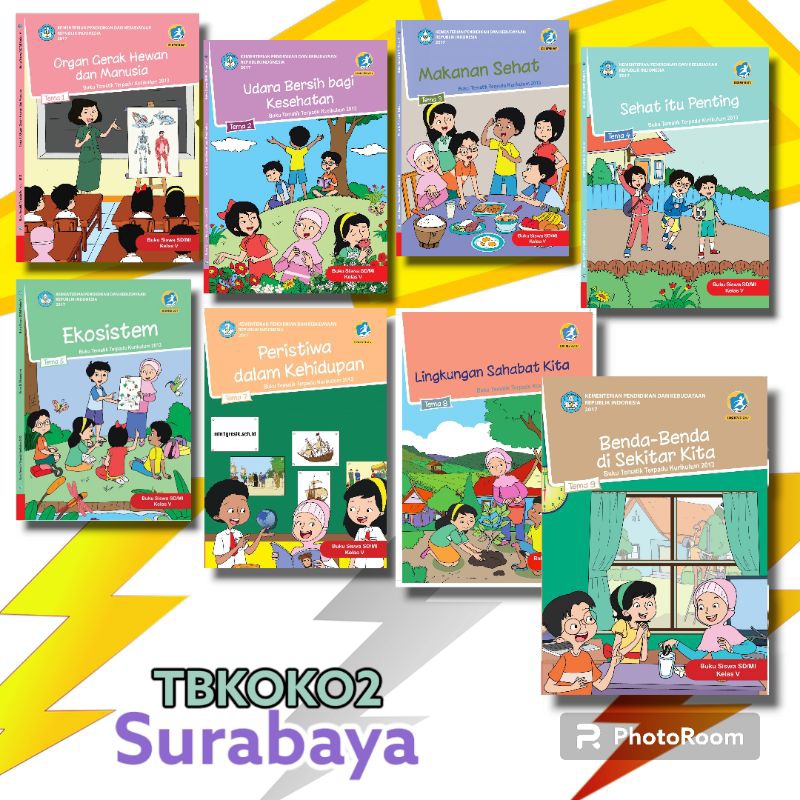 หนังสือ THEMATIC เกรด 5 ชื่อ 123456789 K13 REVISION 2017 MINISTRY OF EDUCATION และวัฒนธรรม