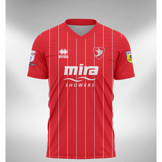 เสื้อกีฬาแขนสั้น ลายทีม Cheltenham Town Home 2022 2023