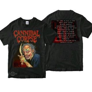 เสื้อยืดลําลอง แขนสั้น พิมพ์ลาย Cannibal CORPSE KILL สําหรับผู้ชาย