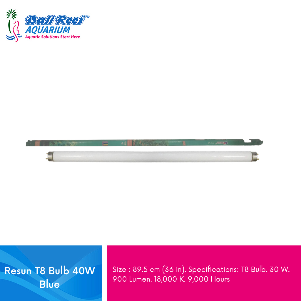 Resun T8 Bulb 40W Blue Aquarium Bulb