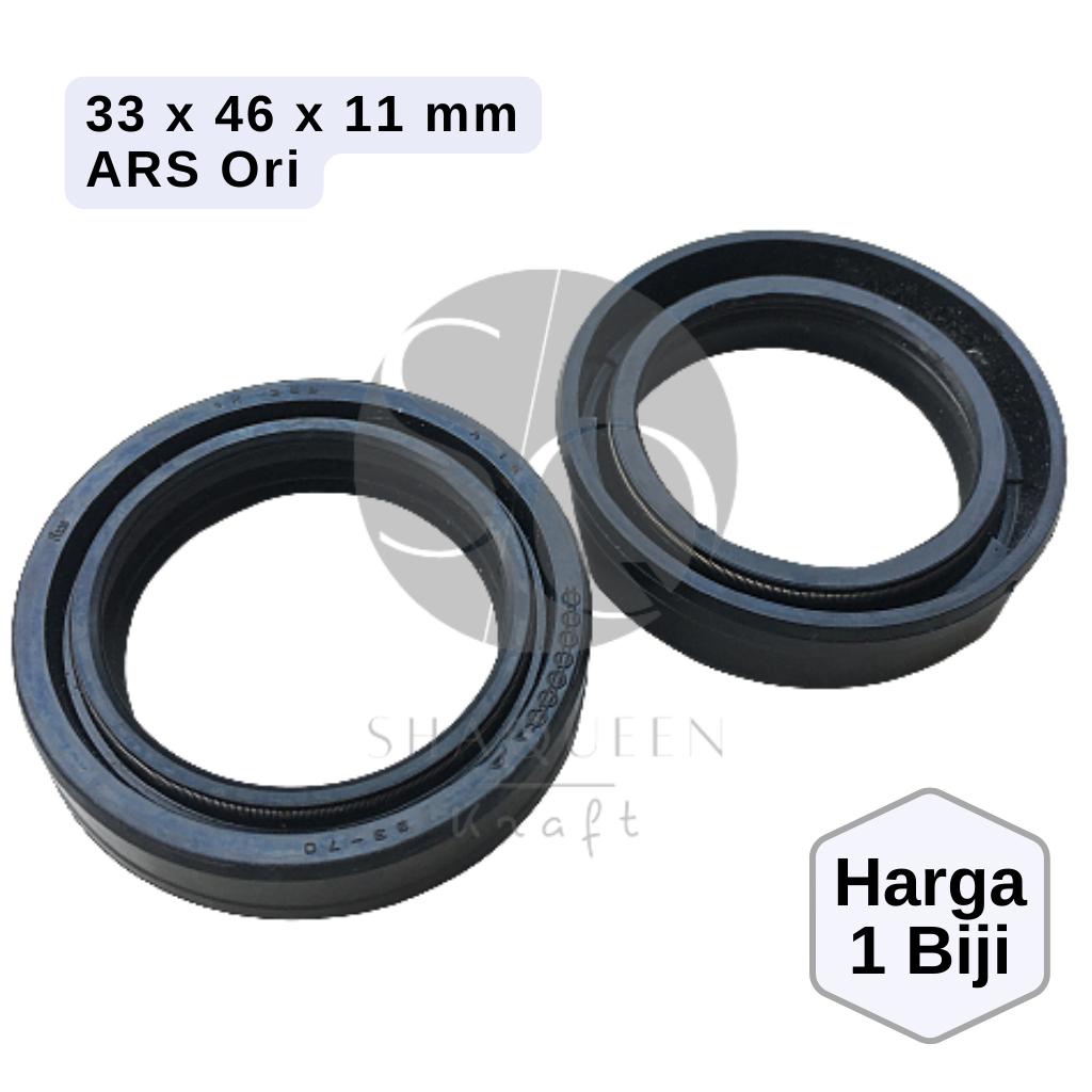 ซีลน้ํามันโช๊คหน้า Kawasaki Ninja RR SS LR 150 2 จังหวะ KLX S 150 33 46 11 มม. (โช้คอัพหน้าซีลน้ํามั