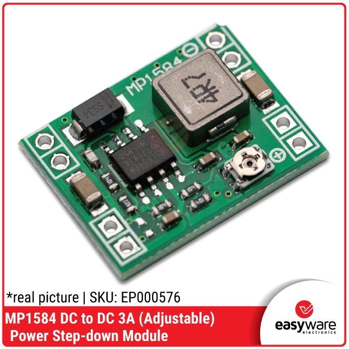 MP1584 MP1584EN DC tp DC 3A โมดูล Mini Step down เช่น LM2596 Mini