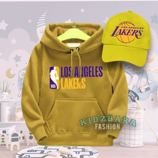 Lakers เสื้อกันหนาว มีฮู้ด สําหรับเด็ก