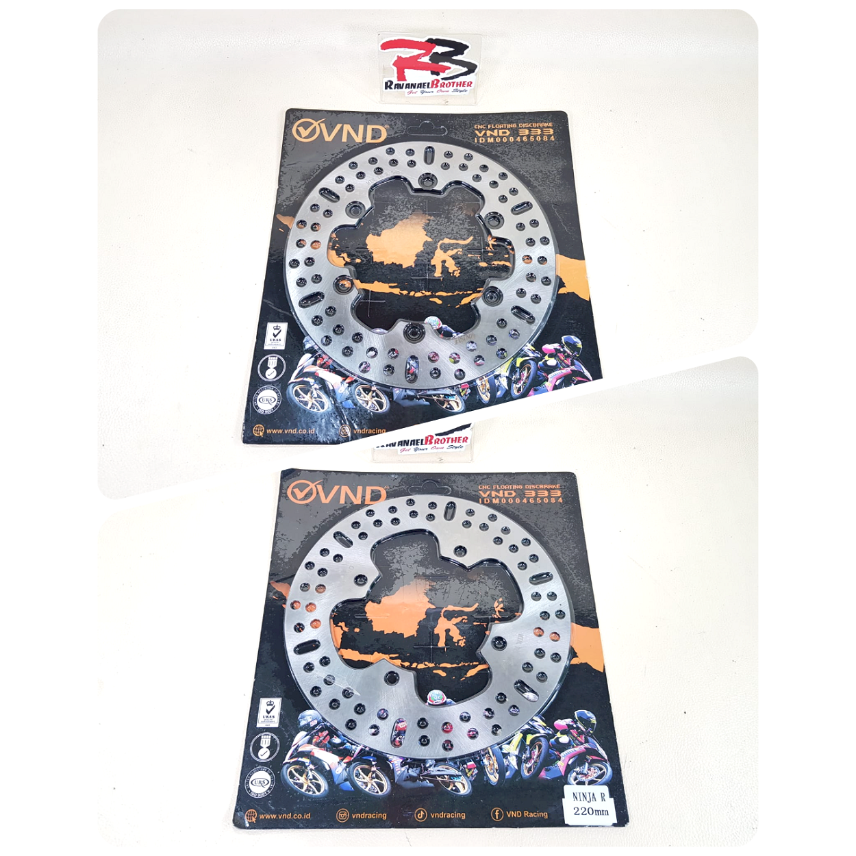 ดิสก์เบรกหลัง VND AK 333 Ninja N 150 N150 R RR