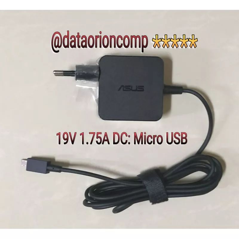 Asus Charger Adapter กล่อง 19V 1.75A USB สําหรับ Asus VivoBook E203 E203N E203NA E203NAH E203-NAH