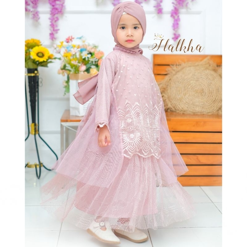 Moana Dress/Gamis เด็กผู้หญิง/Gamis คู่ครอบครัว