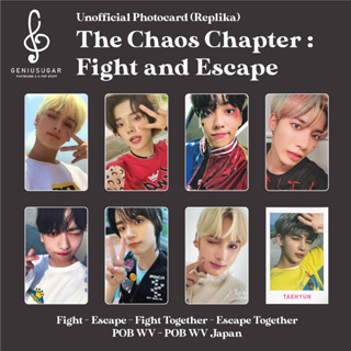 [Replica] The CHAOS CHAPTER: การ์ดรูปภาพ FIGHT OR ESCAPE UNOFFICIAL