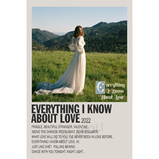 โปสเตอร์อัลบั้ม Everything I Know About Love Laufey