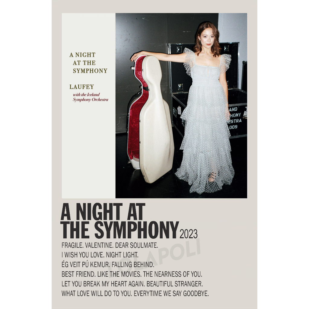 โปสเตอร์ปก อัลบั้ม A Night At The Symphony - Laufey
