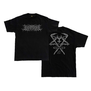 เสื้อยืด พิมพ์ลาย Lorna Shore Band And I Return to Nothingness Deathcore Metal Kaos Tebal สําหรับผู้ชาย