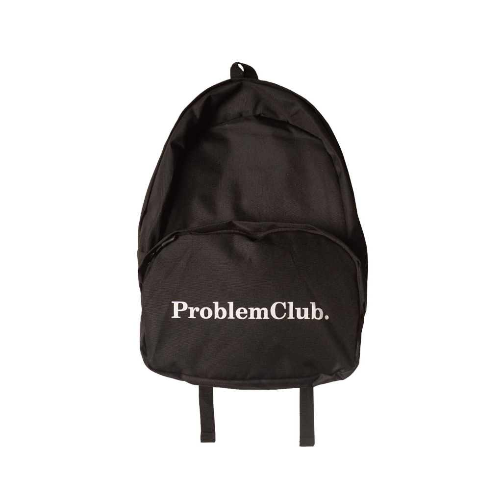 Problem Club - Bagpack Black - Basic - กระเป๋าเป้สีดํา