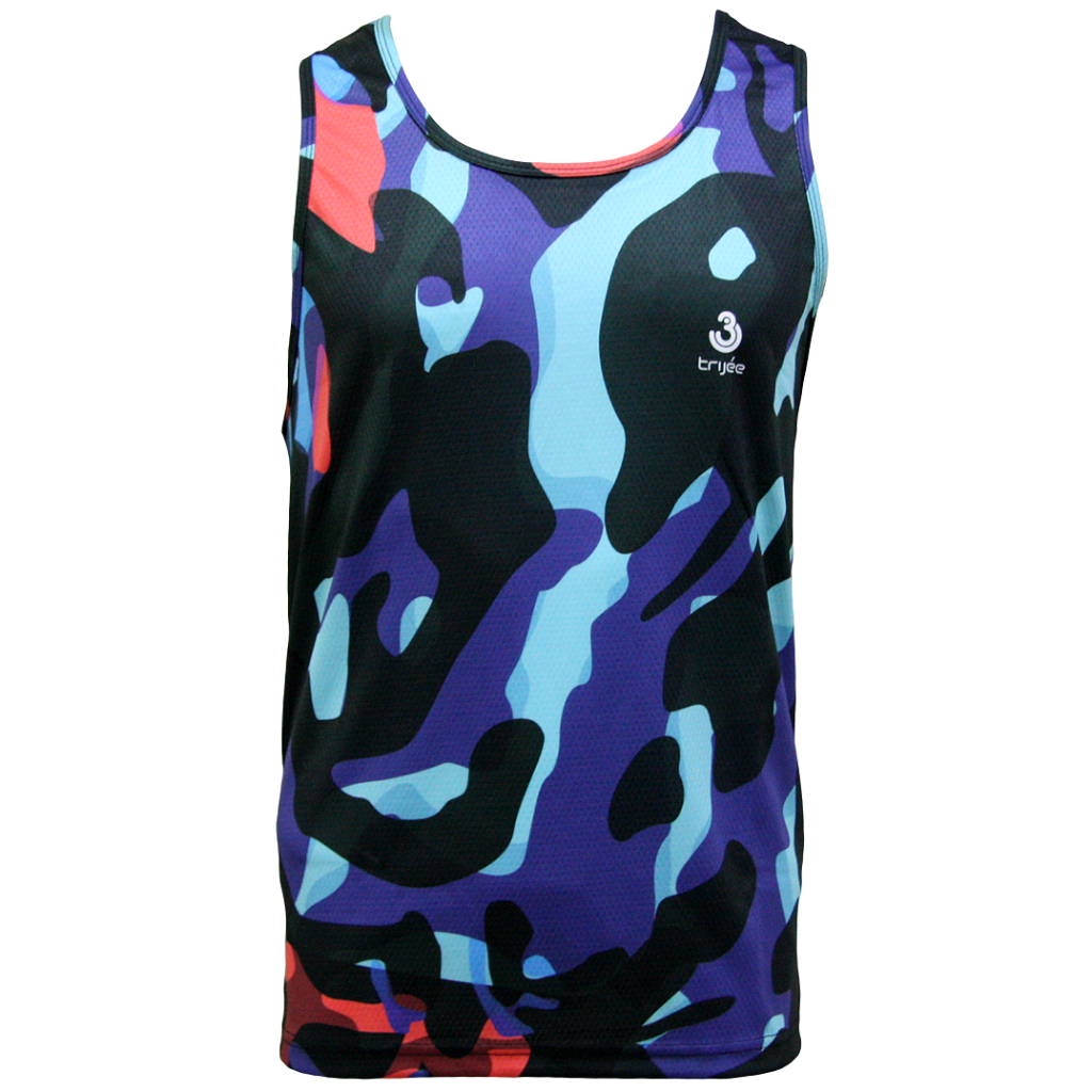 Trijee Men Slevelless Kario - Army Blue