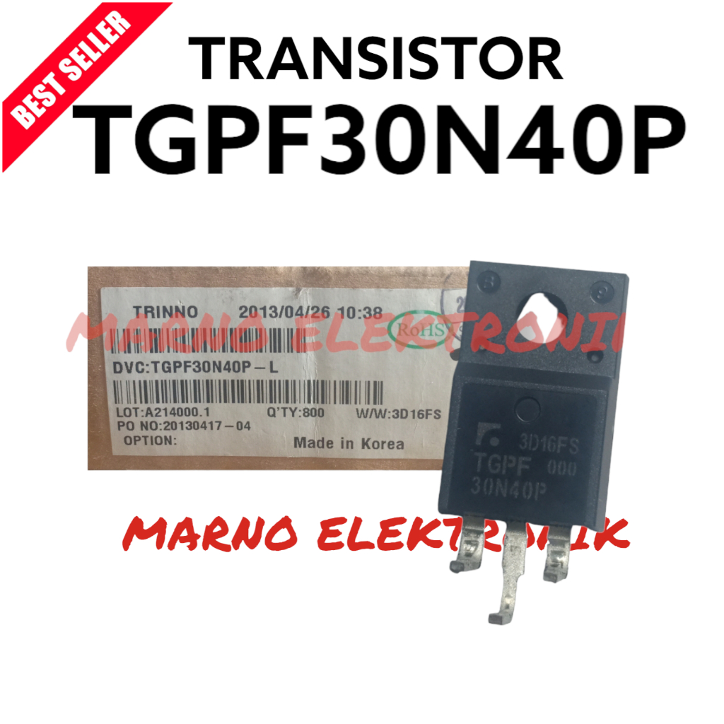 ทรานซิสเตอร์ TR TGP30N40P TPP 30N40P TGP30N40P 3D16FS-L ต้นฉบับ