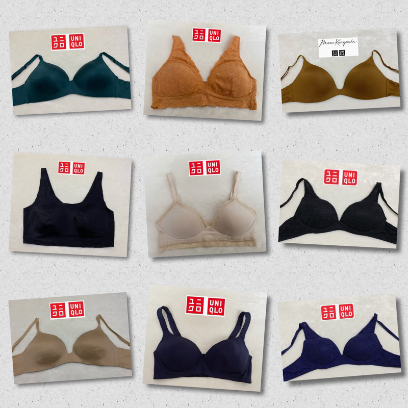 เสื้อชั้นในไร้ตะเข็บ Uniqlo ไซส์ S & M