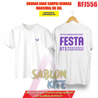 เสื้อยืด ลาย Free Fotocard Festa Birthday RFJ556 suga jimin jungkook Sogan jhope namjoon taehyung