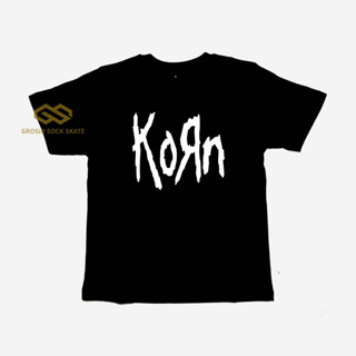 เสื้อยืด ลายวง KORN Music สําหรับเด็กอายุ 1-12 ปี