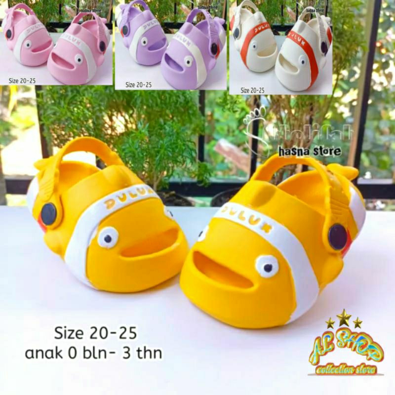 รองเท ้ าแตะ BAIM Fish NEMO Kids UNISEX 1-3 Years DULUX 535E