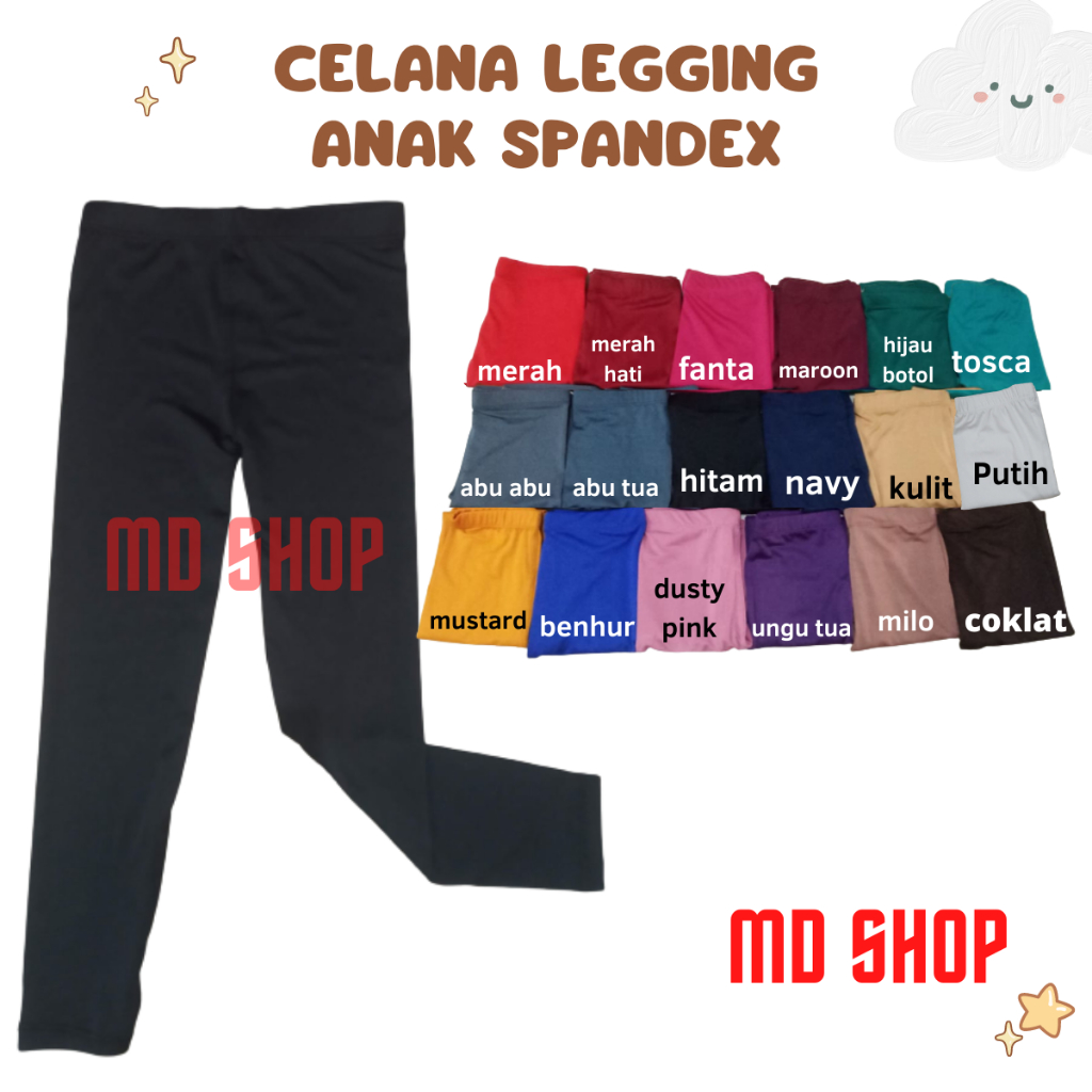 - MD SHOP CHILDRENS LEGGINGS SPANDEX SLIP