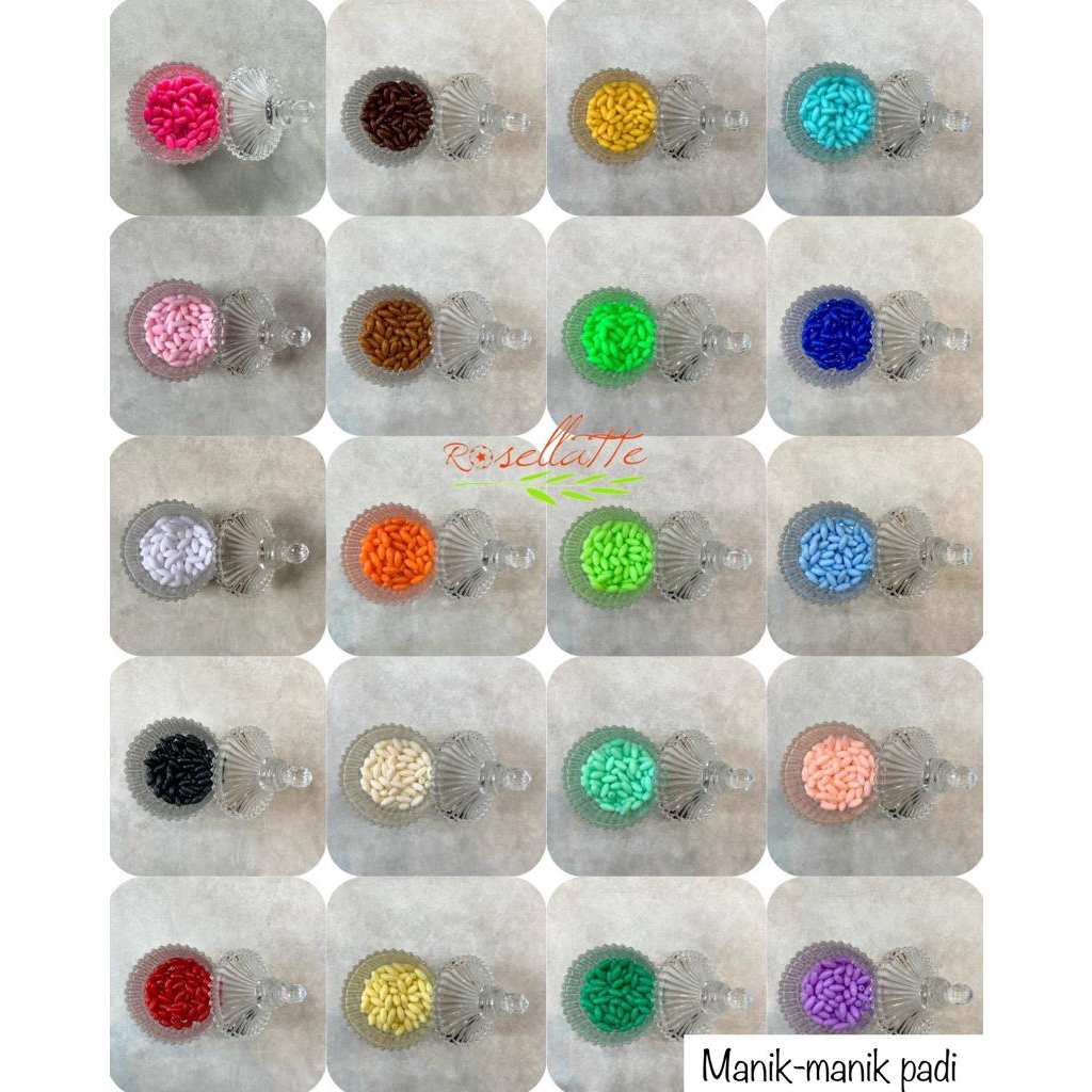 DIY RICE BEADS CRAFT บรรจุภัณฑ์ขนาดเล็ก