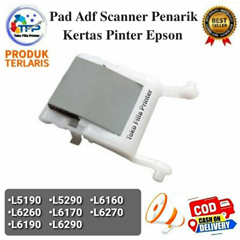 Epson L5190 L5290 L6160 L6260 L6170 L6270 L6190 L6290 L6190 L6290 เครื่องพิมพ์กระดาษ Puller Adf Pad