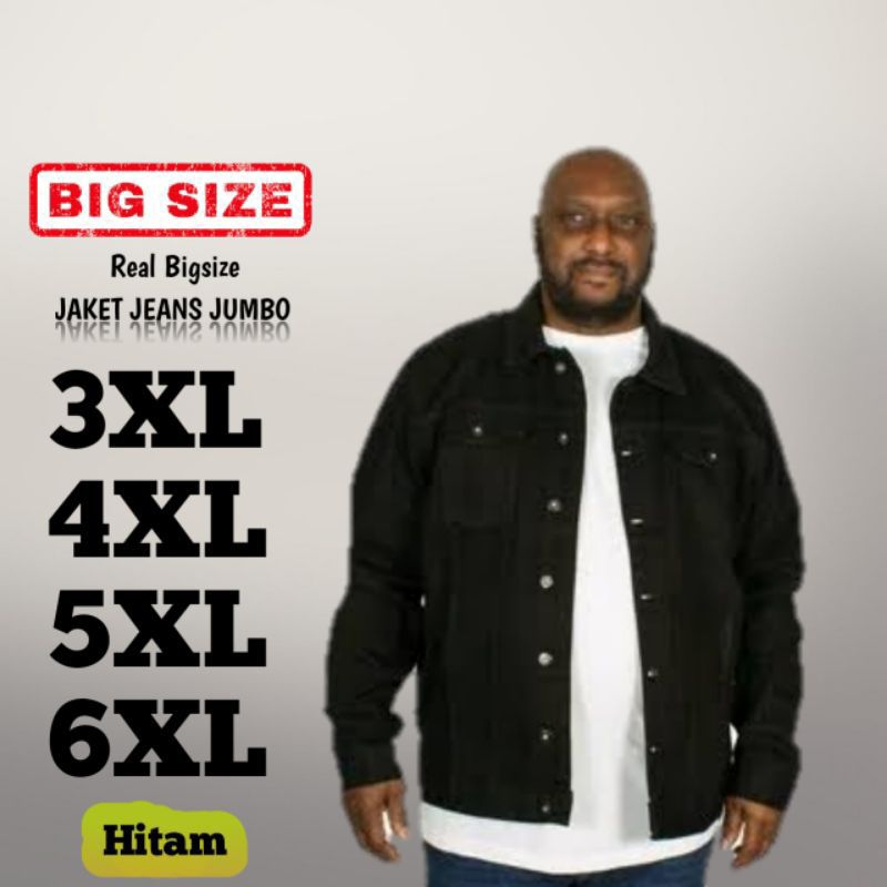 เสื้อแจ็กเก็ตยีน ขนาดใหญ่ ไซซ์ M L XL XXL 3XL 4XL 5XL 6XL