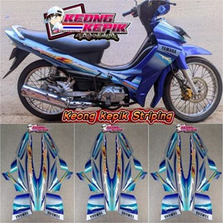 สติกเกอร์ตกแต่งรถจักรยานยนต์ Yamaha JUPITER Z 2004 BODY STRIPING ORI Standard