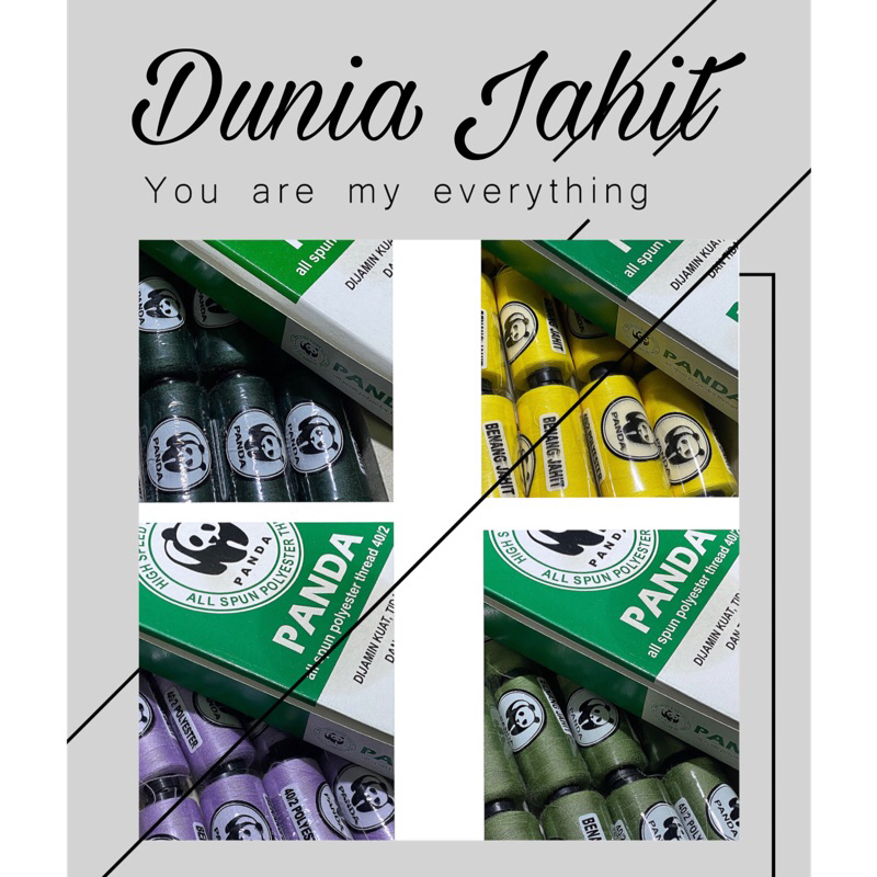 PANDA BRAND 500 YARDS SEWING THREAD ยกโหล ตอนที่ 2