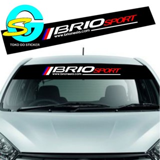 สติกเกอร์ Brio sport สําหรับติดกระจกหน้ารถยนต์