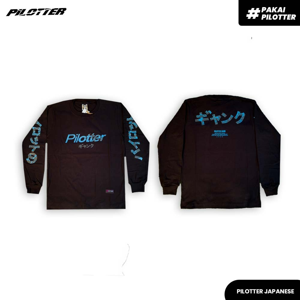 Pilotter Original Japanese T-Shirt Free Sticker