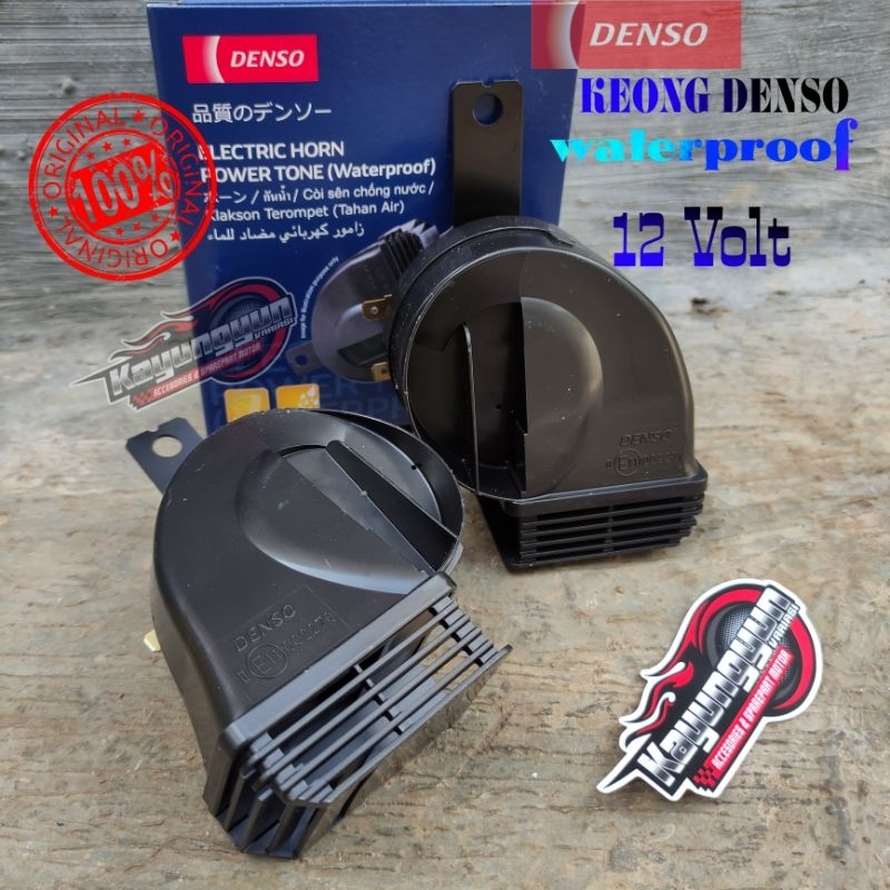 DENSO กันน้ํา 12V กันน้ํา Snail Horn รถเดิม MOTORCYCLE HORN