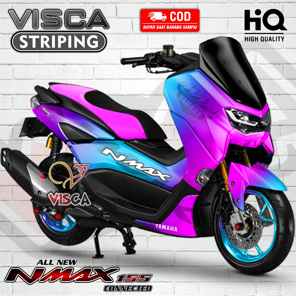 Decal Nmax New Full Body - สติ๊กเกอร์ Nmax 155 Full Body 2022 - Decal Nmax 2022 Full Body - Striping