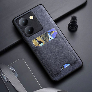 Vivo Y36 5G เคสหนัง พร้อมช่องใส่บัตร TPU หนัง AIORIA