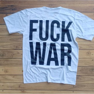 เสื้อยืด ลาย peace WEAR kaos f*ck war baju peace สําหรับผู้ชาย