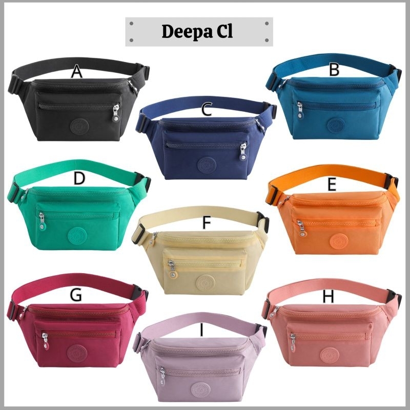 Yuesite DEEPA WAISTBAG สําหรับผู้หญิงผู้ชายนําเข้ากันน้ํา