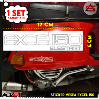 Vespa excel150 สติกเกอร์ติดตกแต่งรถจักรยานยนต์ สติกเกอร์ตัวถัง สติกเกอร์เวสป้า สติกเกอร์เทปOng