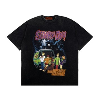 เสื้อยืดแขนสั้น พิมพ์ลาย Scooby DOO WASHED สําหรับผู้ชาย