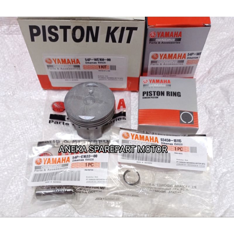 PISTON ชุดแหวน SEHER ชุด MIO J JUPITER Z1 OVERSIZE, 100 SEHER MIO J OS 100 1.00 54P PISTON MIO J OS 