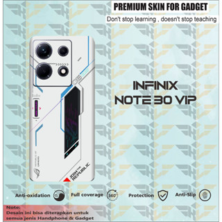 Garskin โทรศัพท์มือถือ โน้ต INFINIX NOTE 30 ชิ้น ROG WHITE เต็มตัว 2 ชิ้น