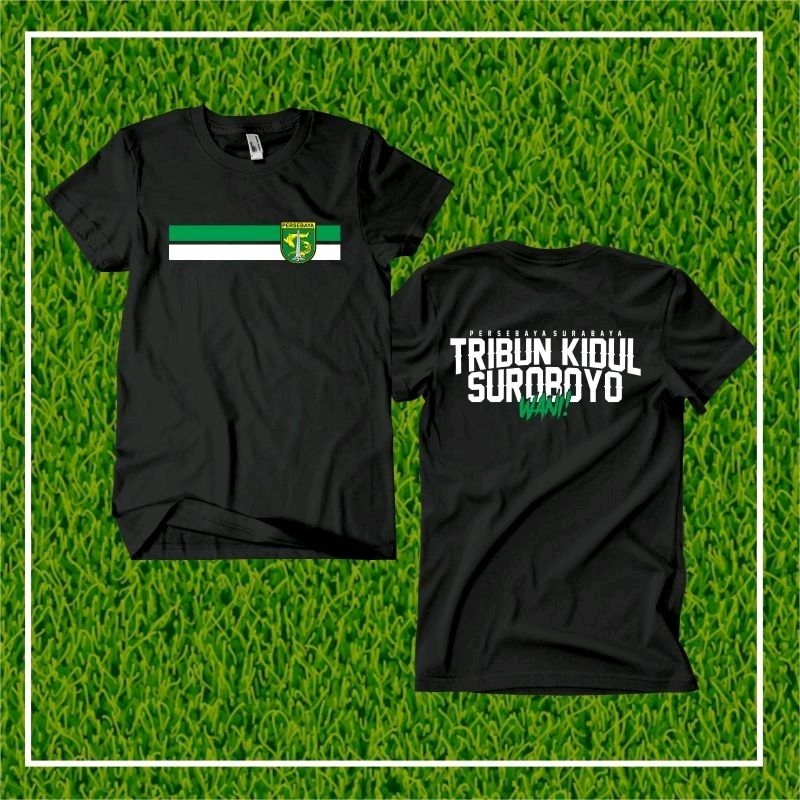 เสื้อยืด Tribun kidul Persebaya เสื้อยืด // Pesebaya Tribun Kidul Bonek mania Supporter Shirt // รหั